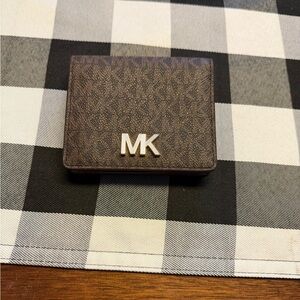 Michael Kors Brown MK Logo Wallet